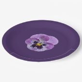 Bord van Paars Pansy Party Paper (Gekanteld)