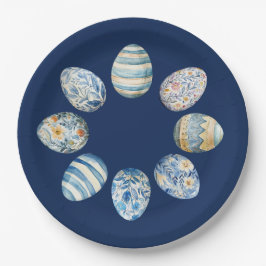 Bord van paaseierpapier