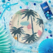 Bord van palmbladpapier (Feest)