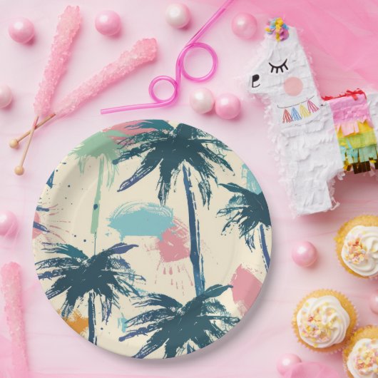 Bord van palmbladpapier (Feest)