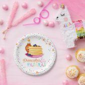 Bord van pannenkoeken en pyjama's (Feest)