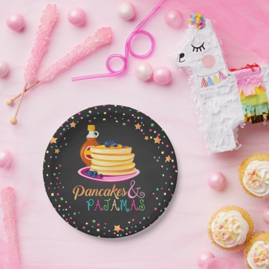 Bord van pannenkoeken en pyjama's - Blk (Feest)