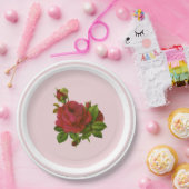 Bord van papier van de  rode rozenpartij (Feest)