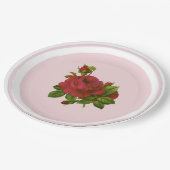 Bord van papier van de  rode rozenpartij (Gekanteld)