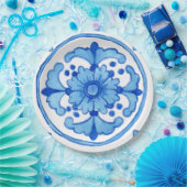 Bord van papierpartjes met P1-blauw chassis voor k (Feest)