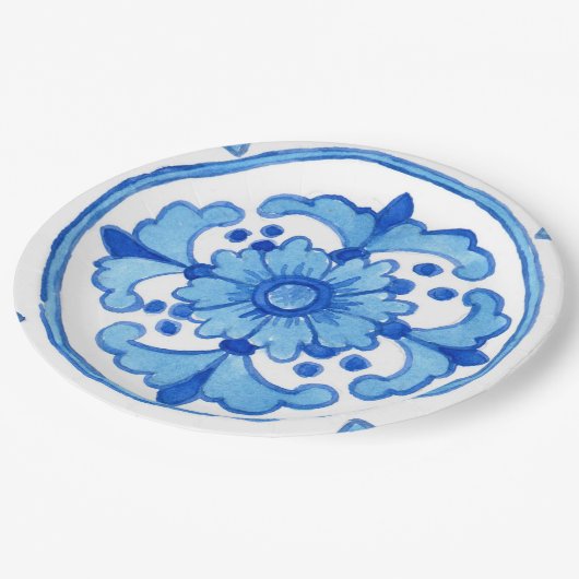 Bord van papierpartjes met P1-blauw chassis voor k (Gekanteld)