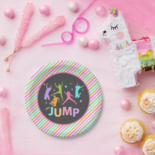 Bord van papierpulp / bord van trampolinepapier (Feest)