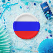 Bord van patriottisch papier met Russische vlag (Feest)