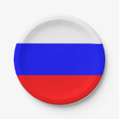 Bord van patriottisch papier met Russische vlag (Voorkant)