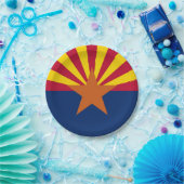 Bord van patriottisch papier met vlag van Arizona (Feest)
