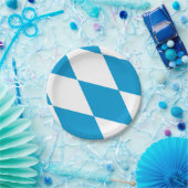 Bord van patriottisch papier met vlag van Beieren (Feest)