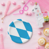 Bord van patriottisch papier met vlag van Beieren (Feest)