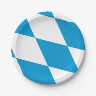 Bord van patriottisch papier met vlag van Beieren