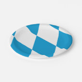 Bord van patriottisch papier met vlag van Beieren (Gekanteld)