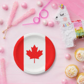 Bord van patriottisch papier met vlag van Canada (Feest)