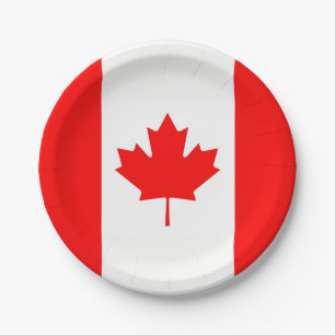 Bord van patriottisch papier met vlag van Canada