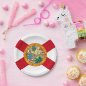Bord van patriottisch papier met vlag van Florida (Feest)