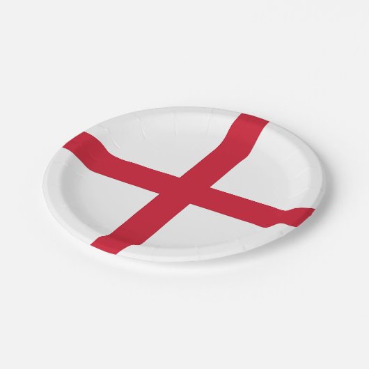 Bord van patriottisch papier met vlag van het Vere (Gekanteld)