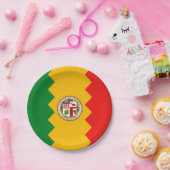 Bord van patriottisch papier met vlag van Los Ange (Feest)