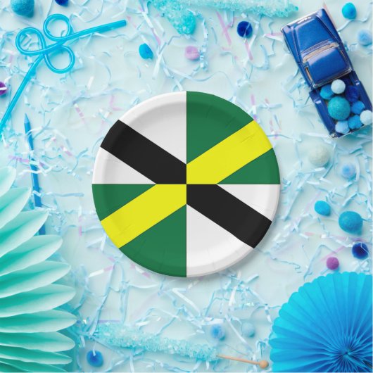 Bord van patriottisch papier met vlag van Monterey (Feest)