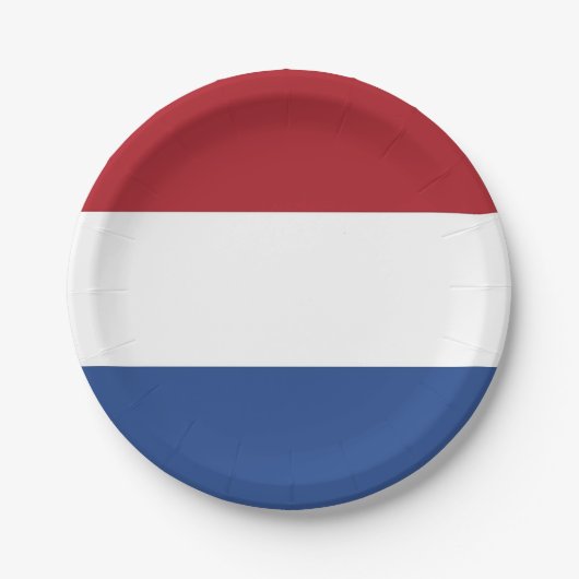 Bord van patriottisch papier met vlag van Nederlan (Voorkant)