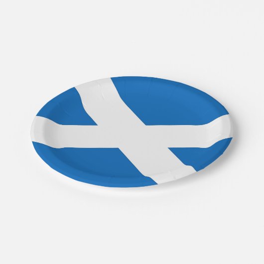 Bord van patriottisch papier met vlag van Schotlan (Gekanteld)