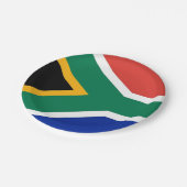 Bord van patriottisch papier met vlag van Zuid-Afr (Gekanteld)