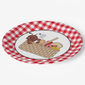 Bord van Picnic-partijpapier (Gekanteld)