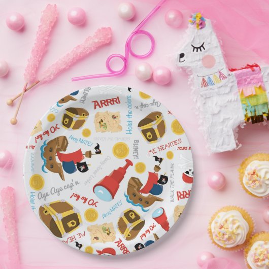 Bord van piraatpapier van de Treasure Island Party (Feest)