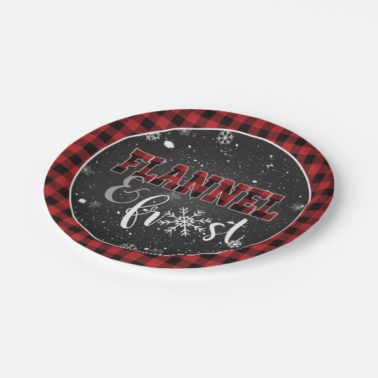 Bord van platte en voorste platte producten - Rode (Gekanteld)