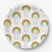 Bord van poly- en regenboogpapier voor Beer (Voorkant)