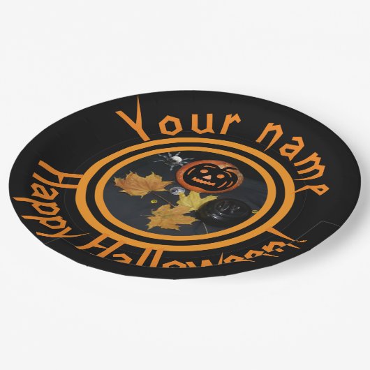 Bord van pomkin Halloween-decor (Gekanteld)