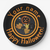 Bord van pomkin Halloween-decor (Voorkant)