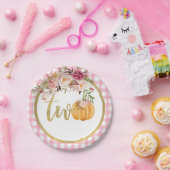 Bord van pompoen 2e verjaardag - Floral Plays (Feest)