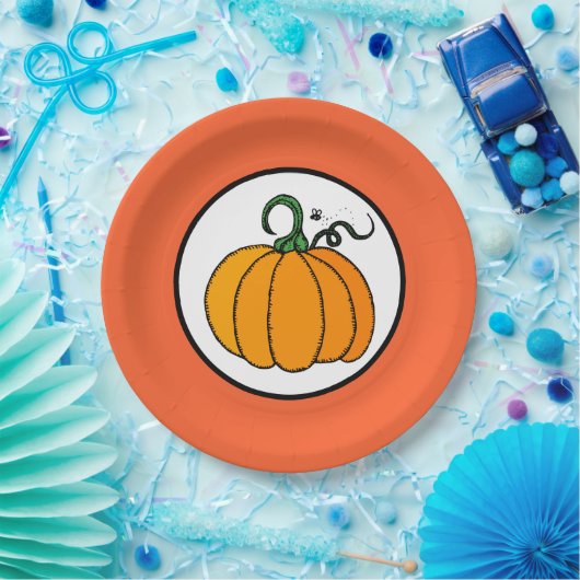 Bord van pompoenpapier (Feest)