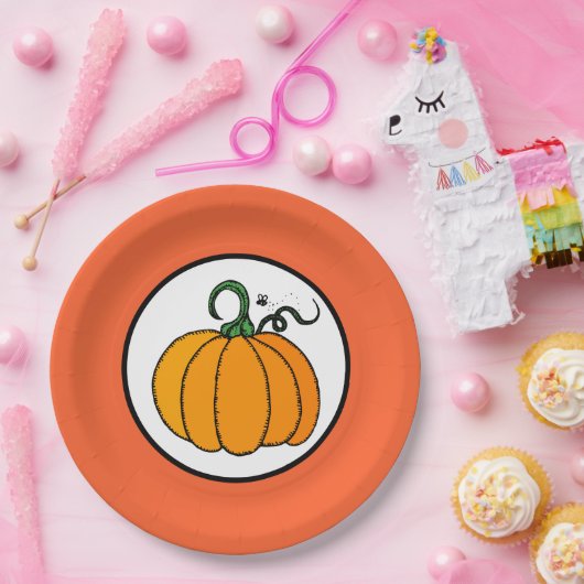 Bord van pompoenpapier (Feest)