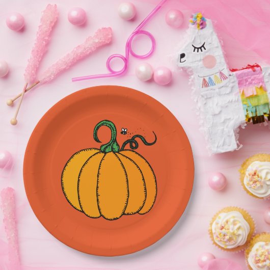 Bord van pompoenpapier (Feest)