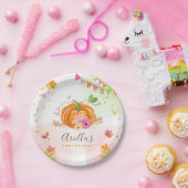 Bord van pompoenpapier Roze goudnajaar (Feest)