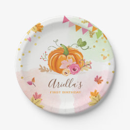 Bord van pompoenpapier Roze goudnajaar
