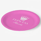Bord van prinses met naam (Gekanteld)