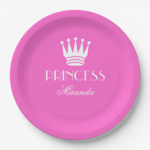 Bord van prinses met naam