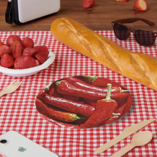 Bord van rode Spaanse peper (Picknick)