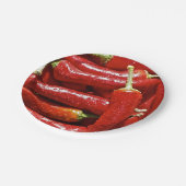 Bord van rode Spaanse peper (Gekanteld)