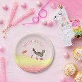 Bord van ronde papierpartjes voor rolspellen (Feest)