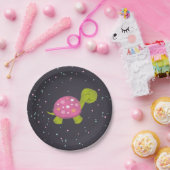 Bord van roze kalkplankschildpad (Feest)