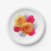 Bord van Rozen Motif-papier (Voorkant)