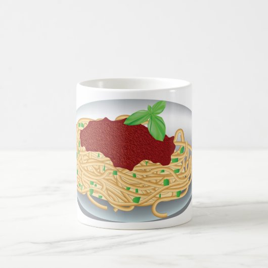 Bord van Spaghetti Bolognaise Mok (Center)