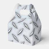 Bord van staaldiamant bedankdoosjes (Voorkant Zijde)