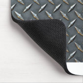 Bord van staaldiamant muismat (Hoek)