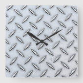 Bord van staaldiamant vierkante klok (Voorkant)